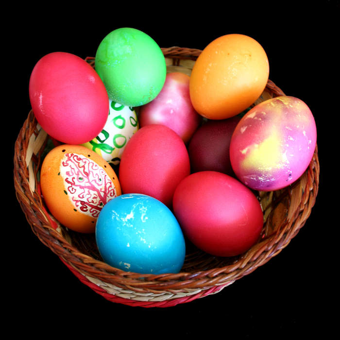 Easter egg: Decorated egg for the celebration of Easter