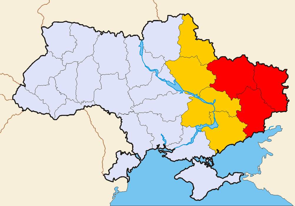 Eastern Ukraine: Eastern, mostly Russian-speaking part of Ukraine