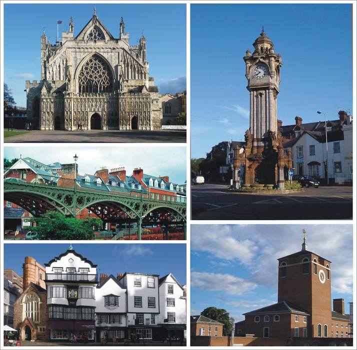 Exeter: City in Devon, South West England