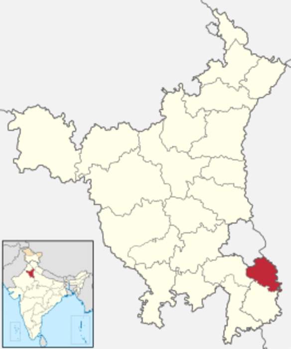 Faridabad district: District of Haryana in India