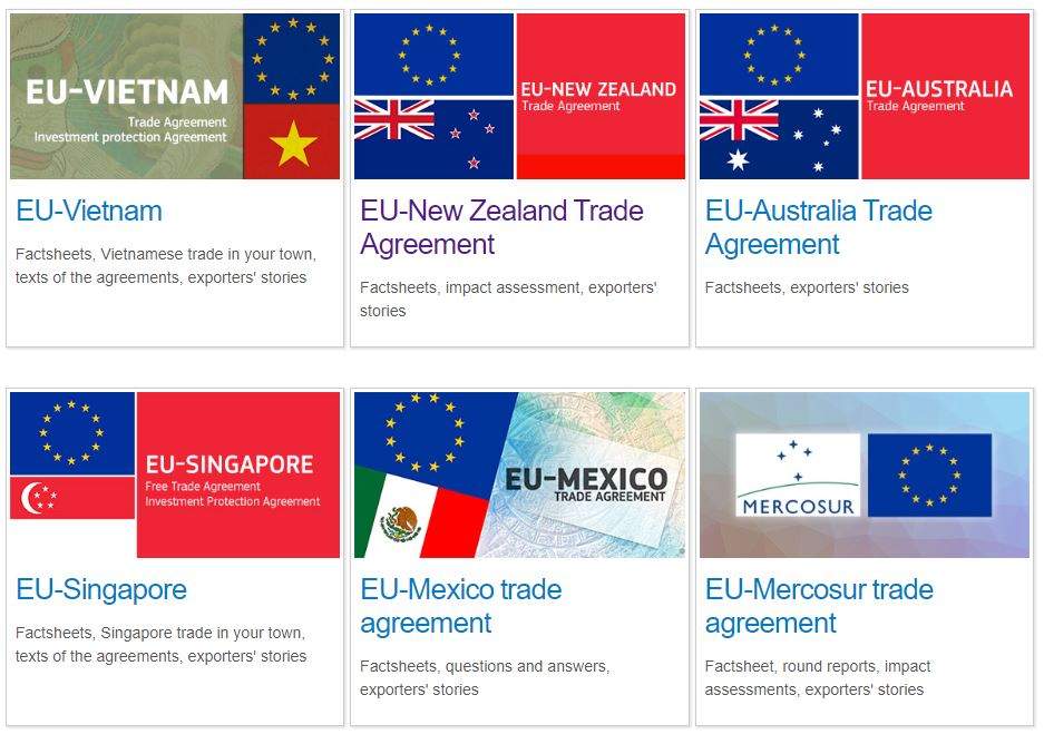 Free trade agreement: Bi- or multi-lateral agreement to remove all trade barriers between signatory states