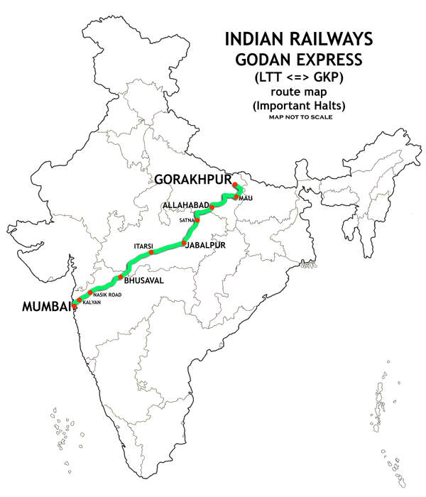 Godaan Express: Passenger train