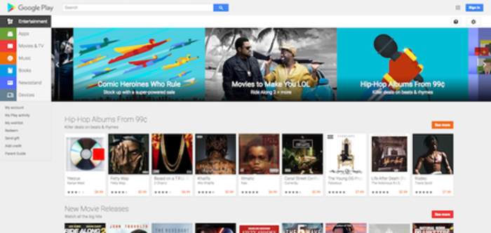 Google Play: Digital distribution service by Google