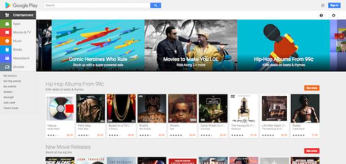 Google Play: Digital application and media distribution service by Google
