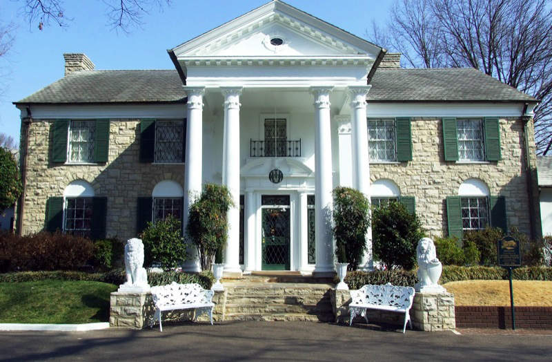 Graceland: Home of Elvis Presley in Tennessee, US