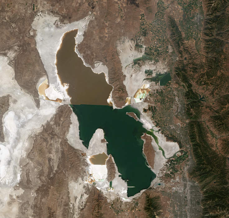 Great Salt Lake: Salt lake in Utah, United States