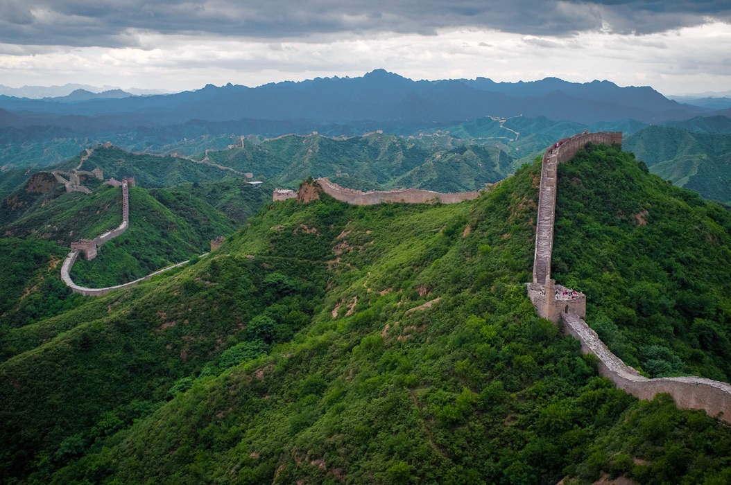 Great Wall of China: Series of defensive walls along the historical northern borders of China