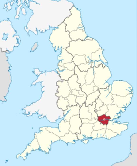 Greater London: Administrative area, ceremonial county and region of England