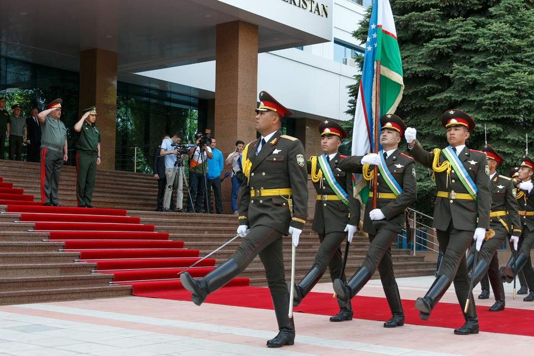 Guard of honour: Military honour guard unit