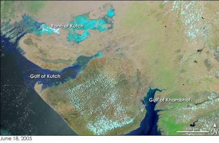 Gulf of Kutch: Inlet of the Arabian Sea on the west coast of India