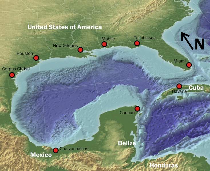 Gulf of Mexico: Marginal sea of the Atlantic Ocean