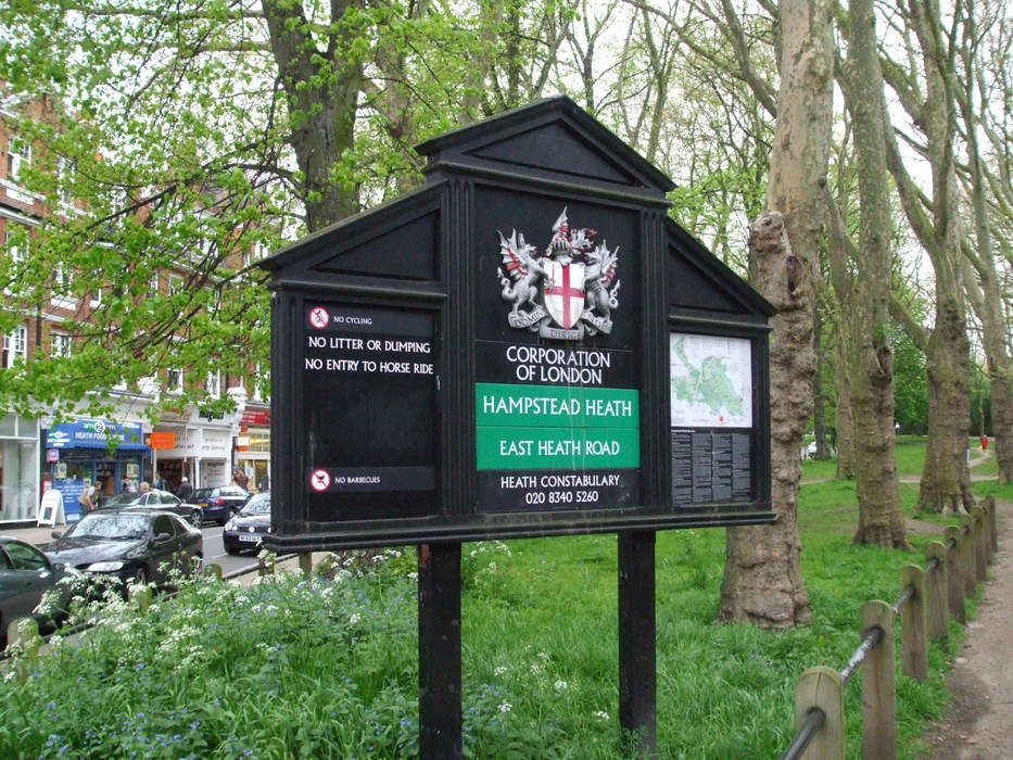 Hampstead Heath: Public open space in London, England