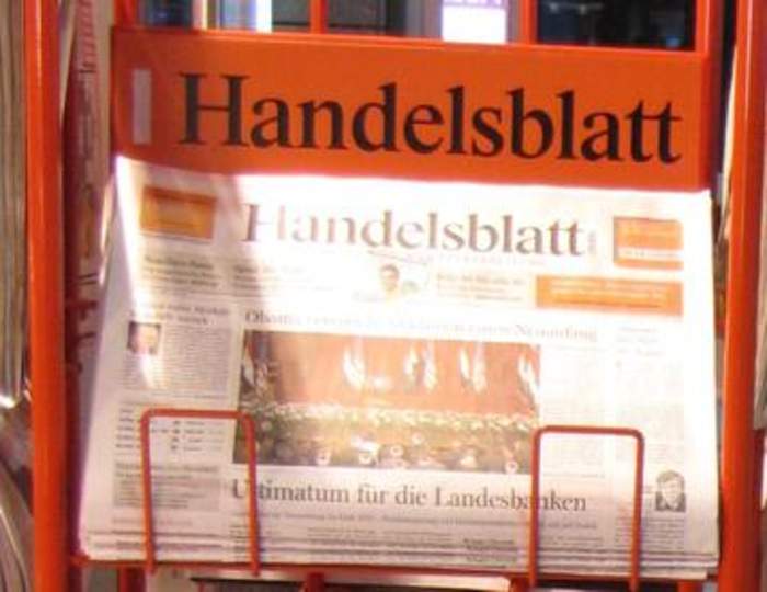 Handelsblatt: German business newspaper