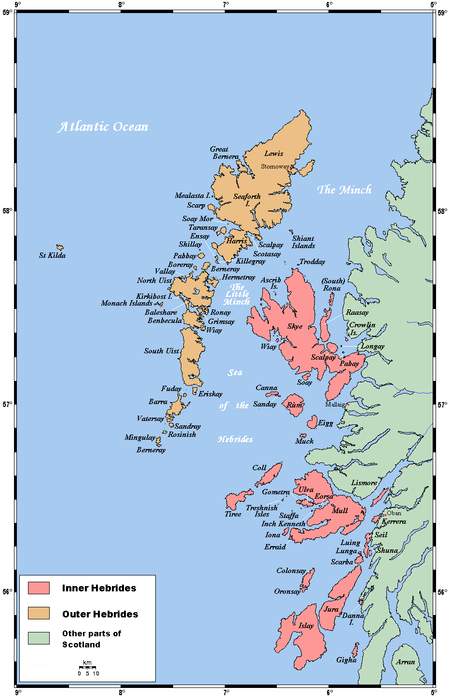 Hebrides: Archipelago off the west coast of Scotland