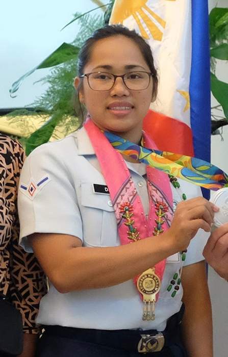 Hidilyn Diaz: Filipino weightlifter and the Philippines' first ever Olympic gold medalist