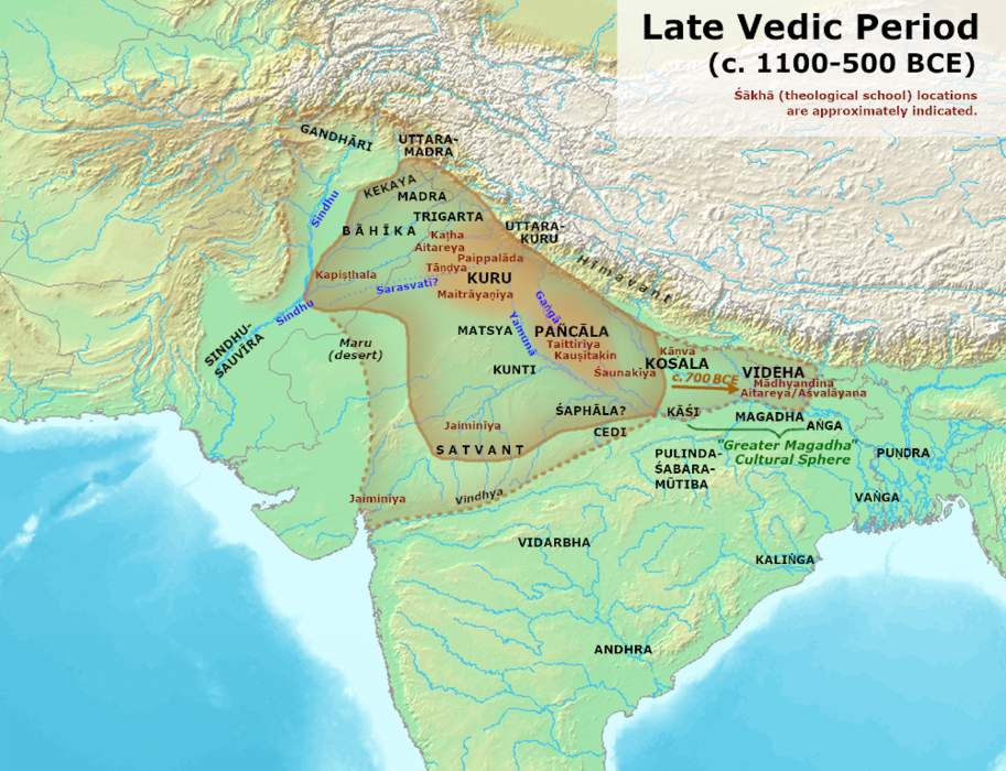 Historical Vedic religion: 1500–500 BC Indo-Aryan religious practices of northwest India