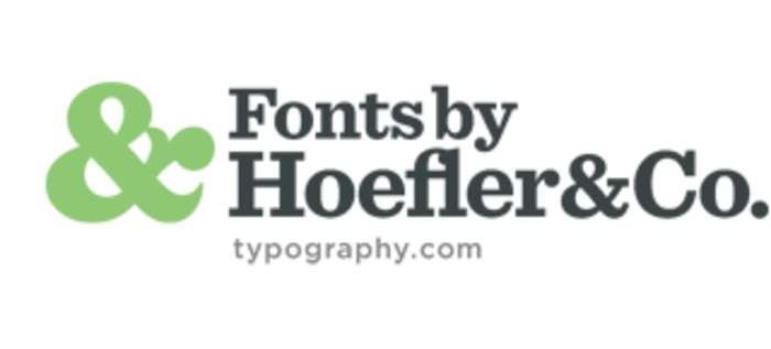 Hoefler & Co.: Type foundry in New York City, founded and run by type designer Jonathan Hoefler