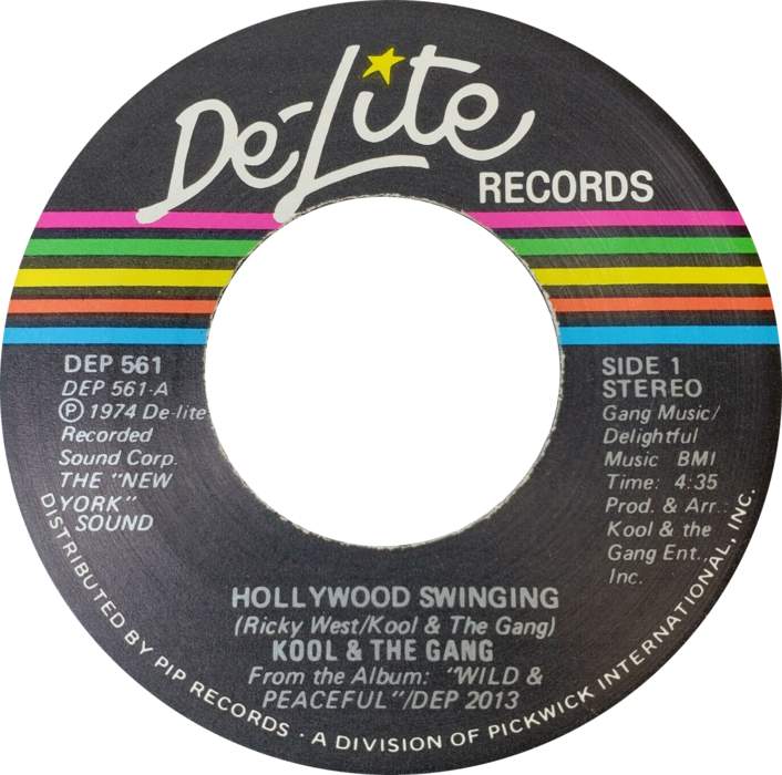 Hollywood Swinging: 1974 funk song by Kool & The Gang