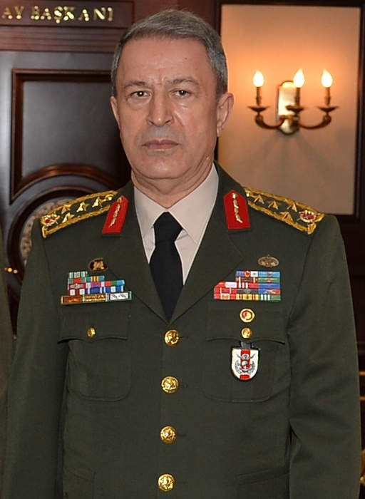 Hulusi Akar: Turkish minister of defense (2018–present) and a former four-star Turkish Armed Forces general