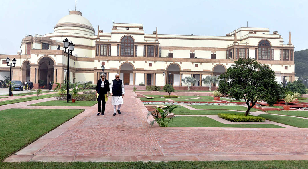 Hyderabad House: Building in New Delhi, India