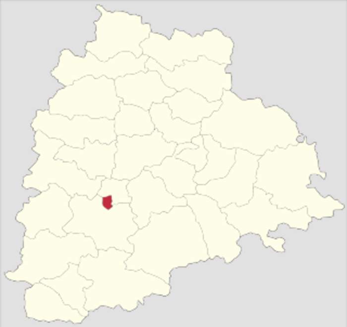 Hyderabad district, India: District of Telangana in India