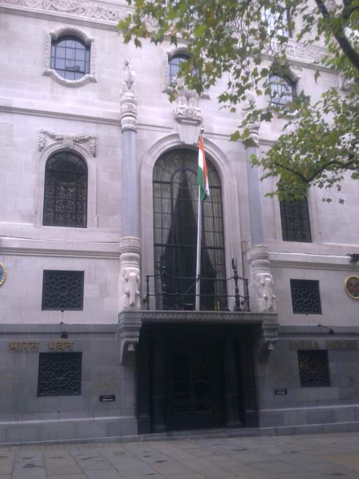 India House, London: Diplomatic mission of India to the United Kingdom