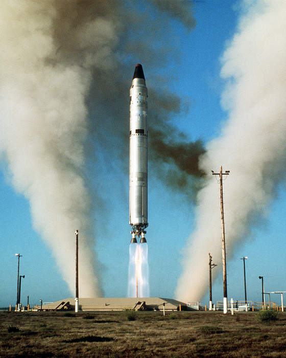 Intercontinental ballistic missile: Ballistic missile with a range of more than 5,500 kilometres