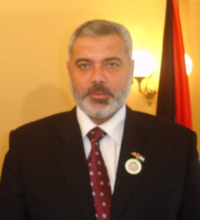 Ismail Haniyeh: Palestinian politician, chairman of Hamas' political bureau (born 1962)