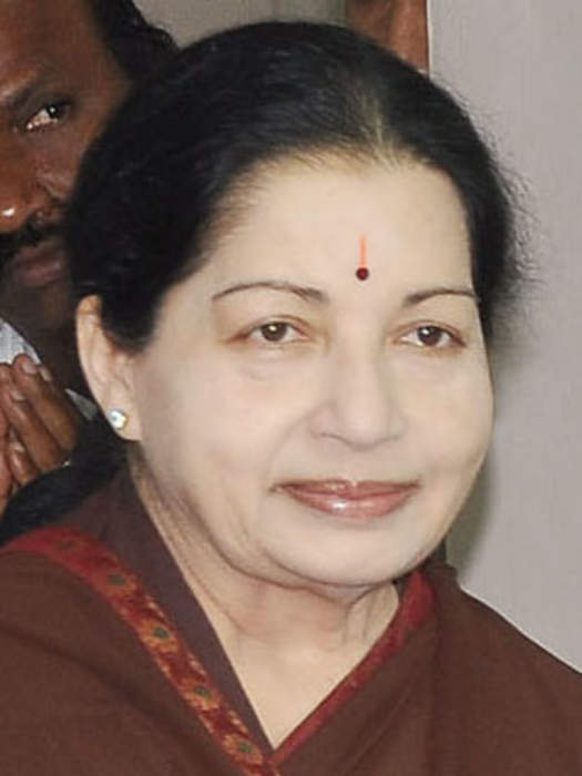 J. Jayalalithaa: Indian actress, politician and Former Chief Minister of Tamil Nadu (1948–2016)