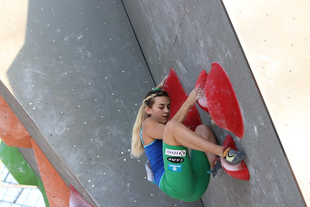 Jenya Kazbekova: Ukrainian competition climber