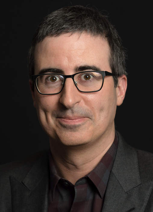 John Oliver: British and American comedian and television host