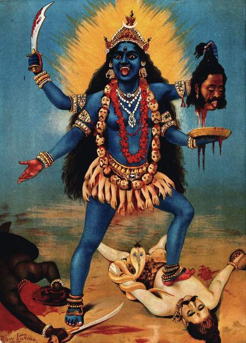 Kali: Major deity in Indian religions symbolising power, time, and death