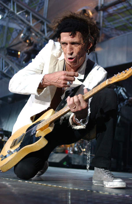Keith Richards: British musician, guitarist of The Rolling Stones (born 1943)