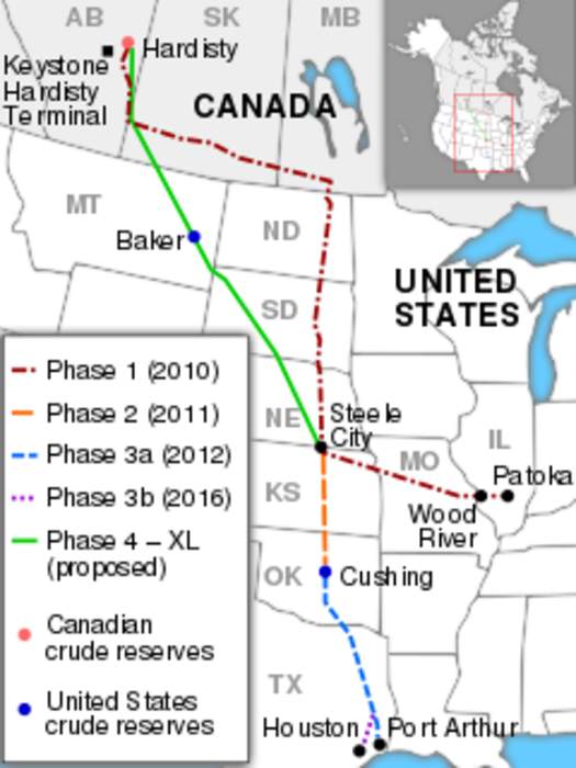 Keystone Pipeline: Oil pipeline in North America