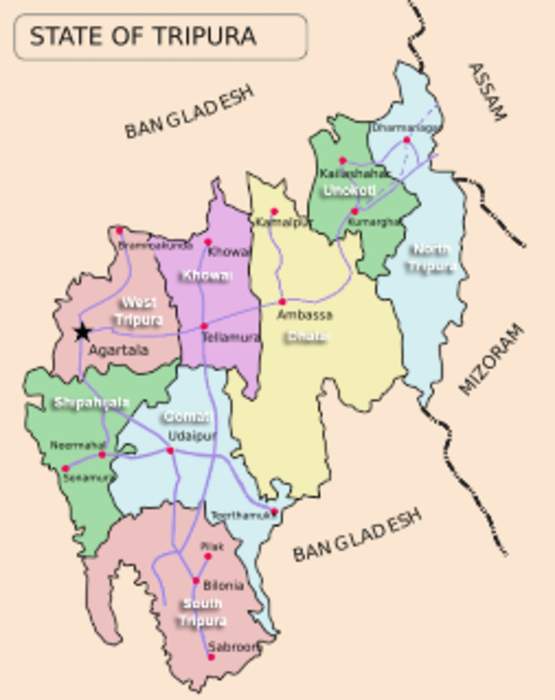 Khowai district: District of Tripura in India