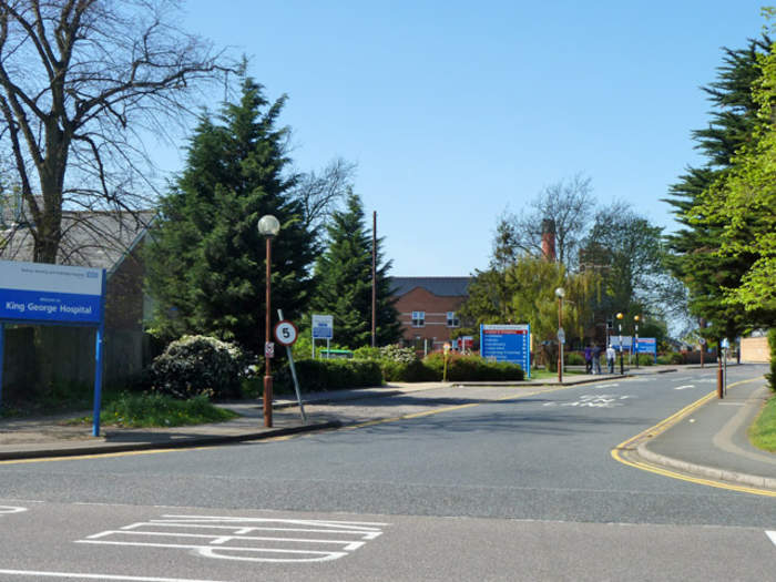 King George Hospital, London: Hospital in Goodmayes, London