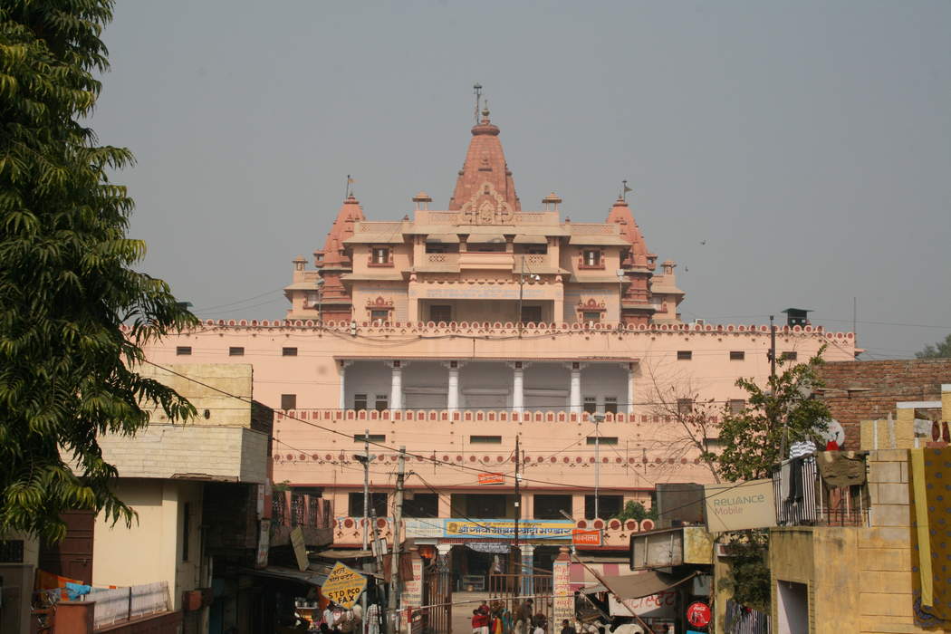 Krishna Janmasthan Temple Complex: Birth place of Hindu god Krishna in Mathura, India