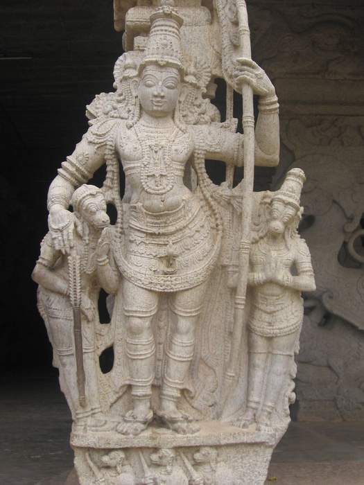 Lakshmana: Younger brother and close companion of the Hindu god Rama