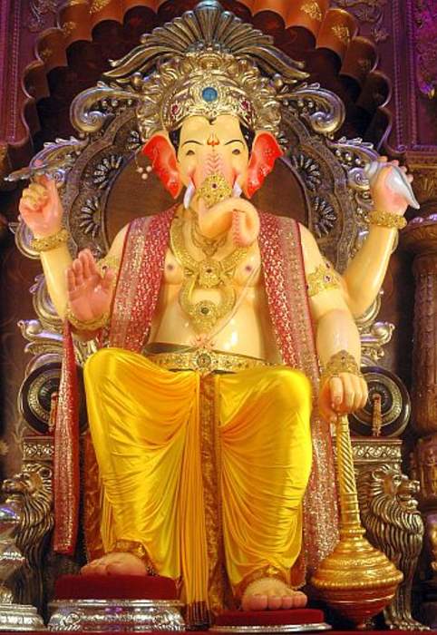 Lalbaugcha Raja: Ganesha idol in Lalbaug, India
