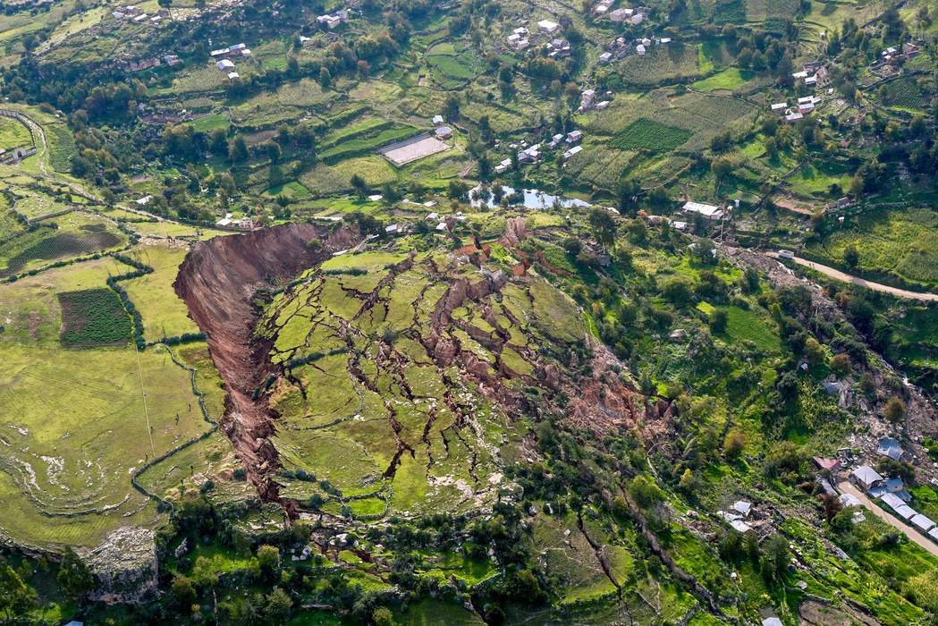 Landslide: Natural hazard involving ground movement
