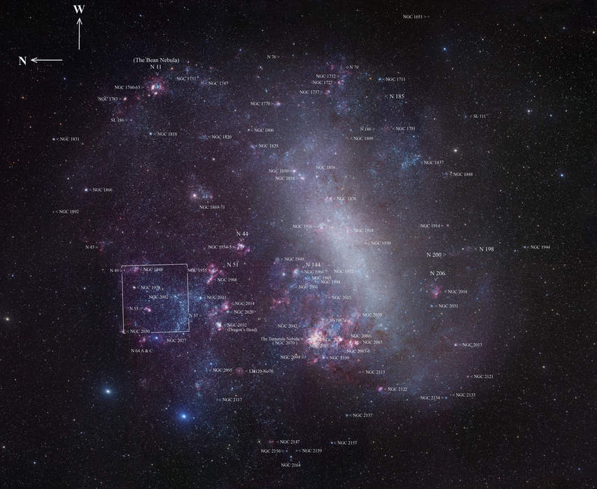 Large Magellanic Cloud: Satellite galaxy of the Milky Way