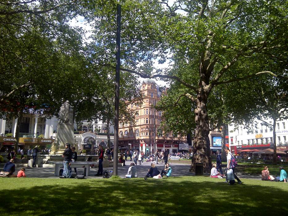 Leicester Square: Pedestrianised square in London, United Kingdom