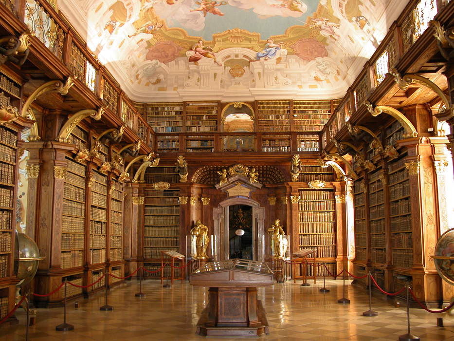 Library: Organized collection of books or other information resources