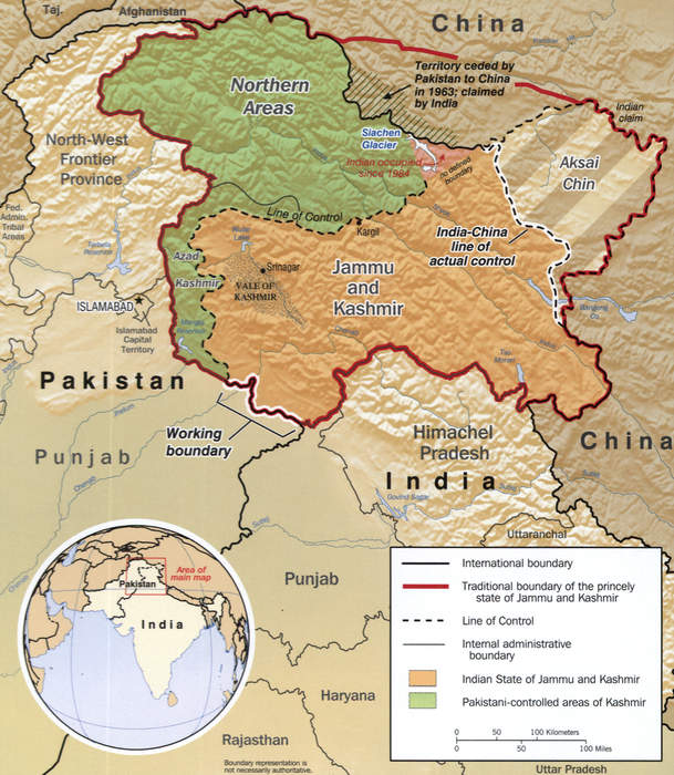 Line of Actual Control: Disputed boundary between China and India