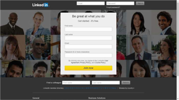 LinkedIn: Professional network website