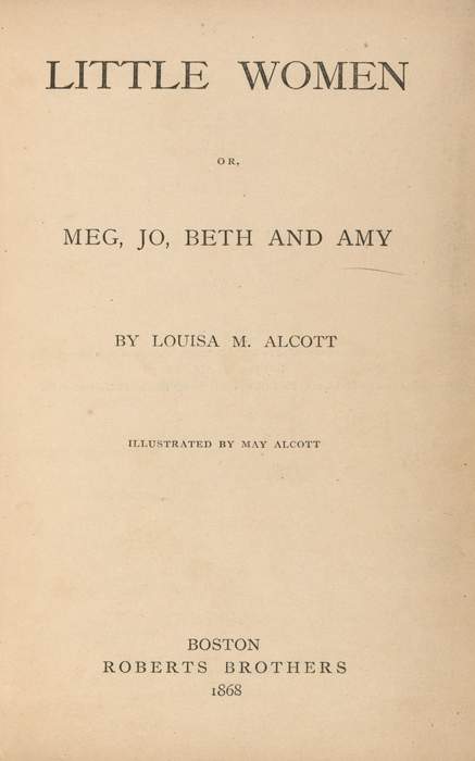 Little Women: 1860s novel by Louisa May Alcott