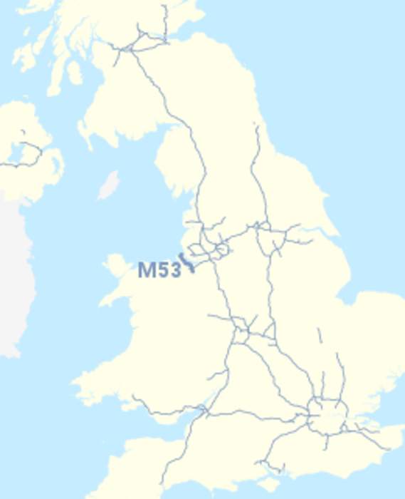 M53 motorway: Motorway in England