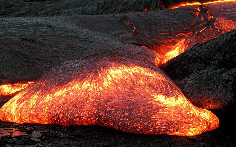 Magma: Hot semifluid material found beneath the surface of Earth
