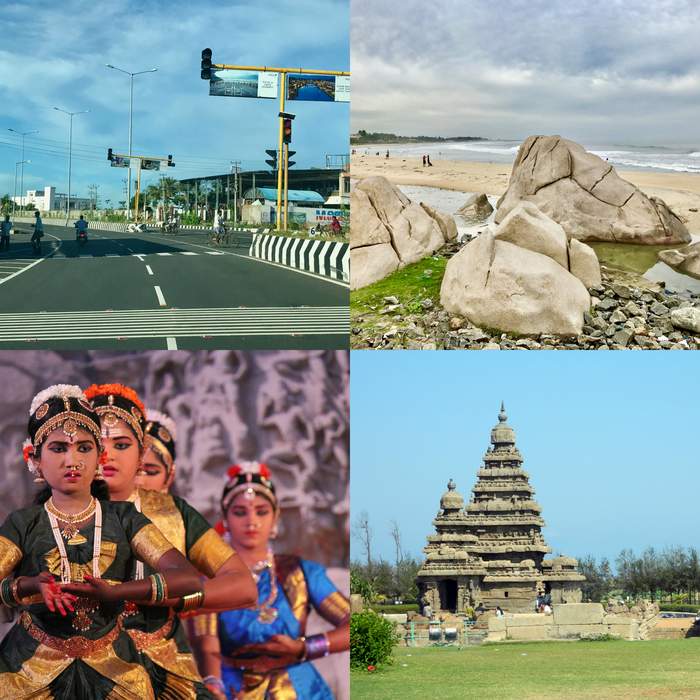Mamallapuram: Satellite town of Chennai in Chengalpattu, Tamil Nadu, India