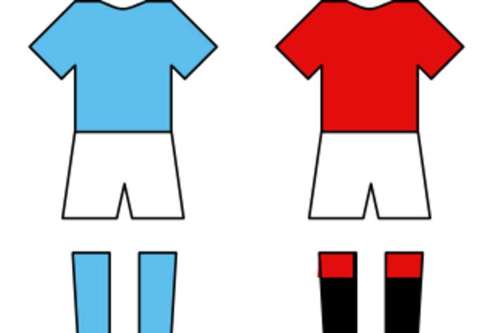 Manchester derby: Football match between Manchester United and Manchester City